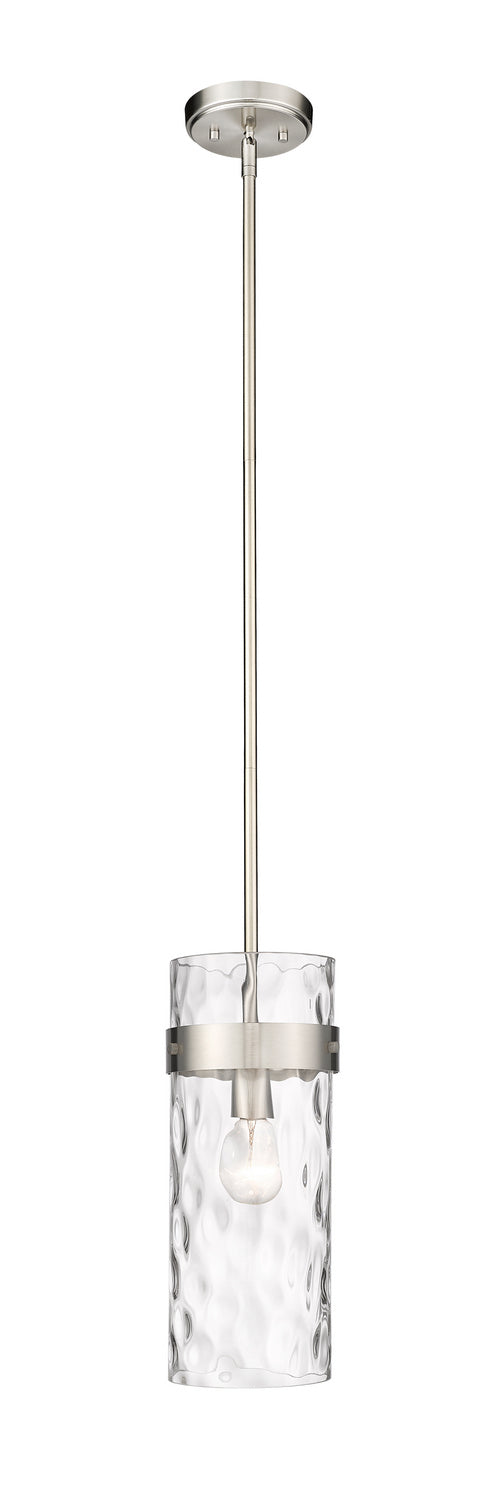Z-Lite 3035P6-BN One Light Pendant, Brushed Nickel