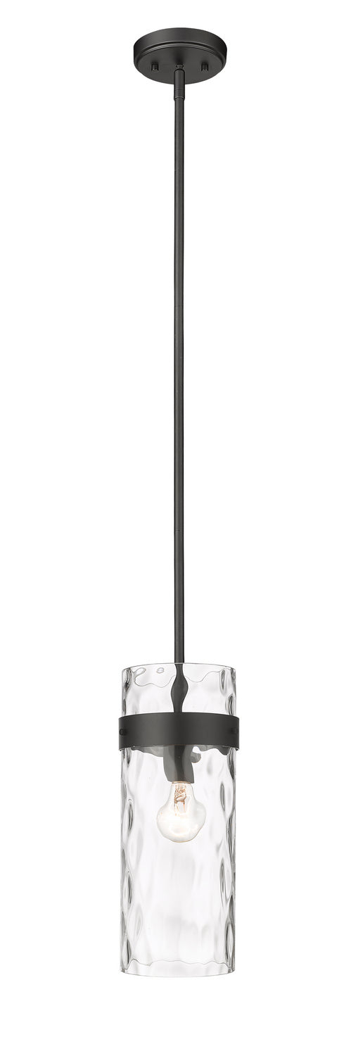 Z-Lite 3035P6-MB One Light Pendant, Matte Black