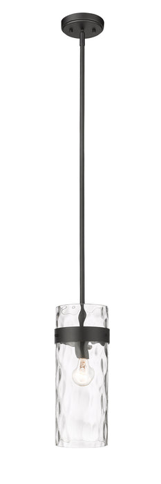 Z-Lite 3035P6-MB One Light Pendant, Matte Black