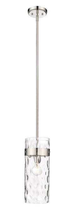 Z-Lite 3035P6-PN One Light Pendant, Polished Nickel