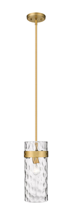 Z-Lite 3035P6-RB One Light Pendant, Rubbed Brass