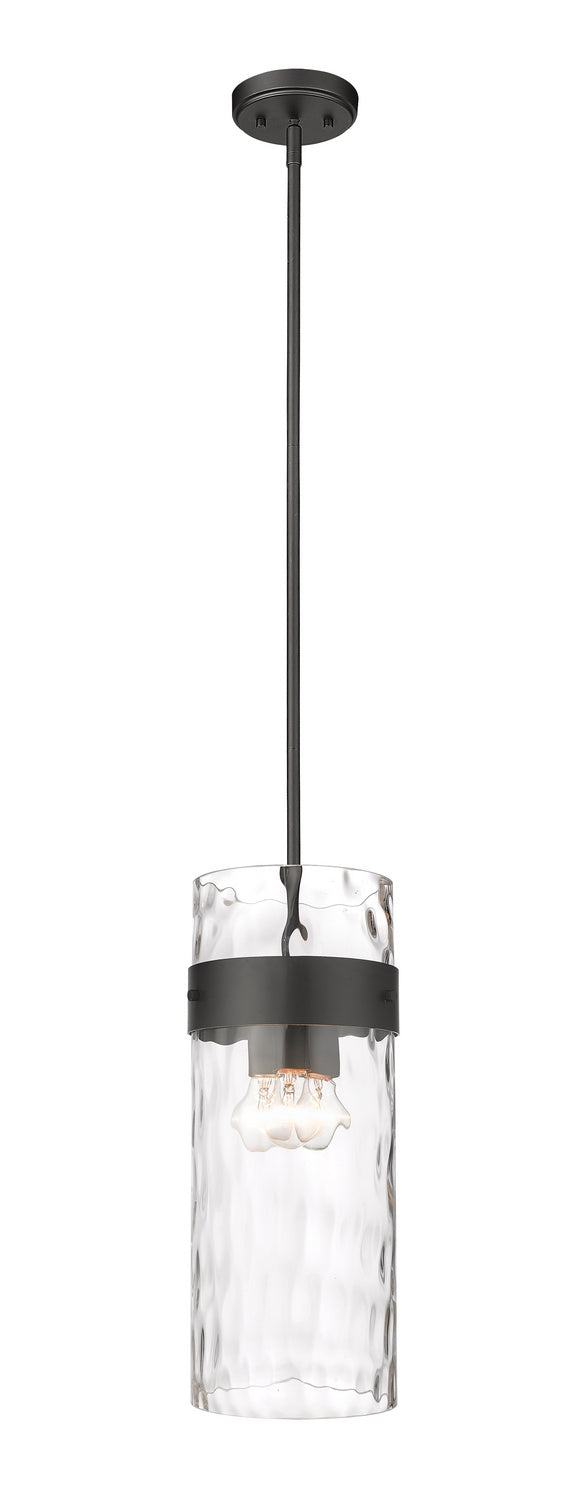 Z-Lite 3035P9-MB Three Light Pendant, Matte Black