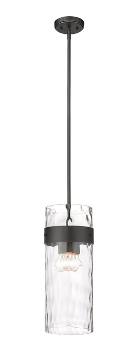 Z-Lite 3035P9-MB Three Light Pendant, Matte Black