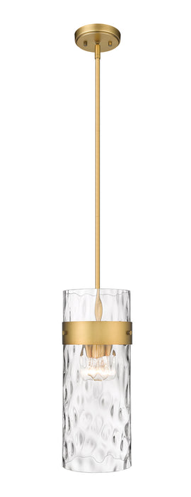 Z-Lite 3035P9-RB Three Light Pendant, Rubbed Brass