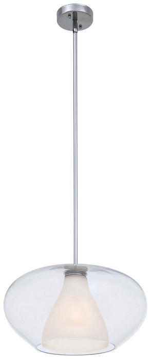 George Kovacs P3836-077 One Light Pendant, Chrome
