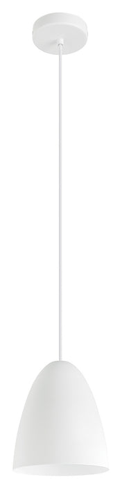 Eglo USA 205287A One Light Pendant, Structured White, Matte White