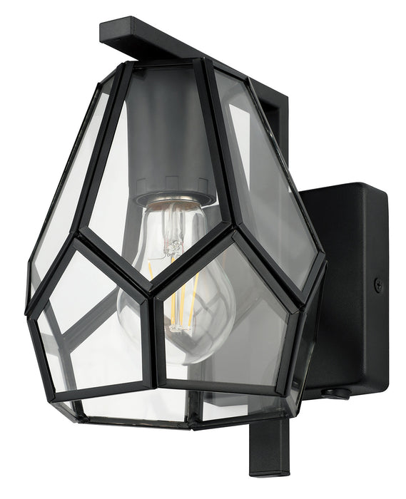 Eglo USA 43645A One Light Wall Sconce, Matte Black