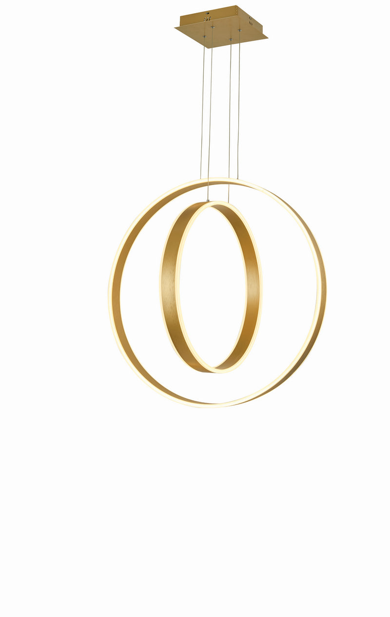 Thumprints T1000-BG LED Pendant, Brushed Gold