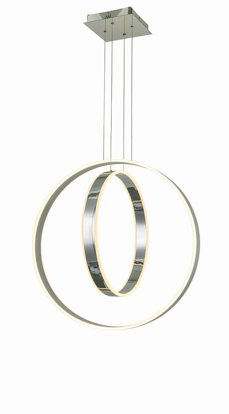 Thumprints T1003-CH LED Pendant, Chrome