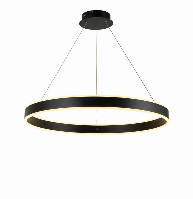 Thumprints T1005-BK LED Chandelier, Black