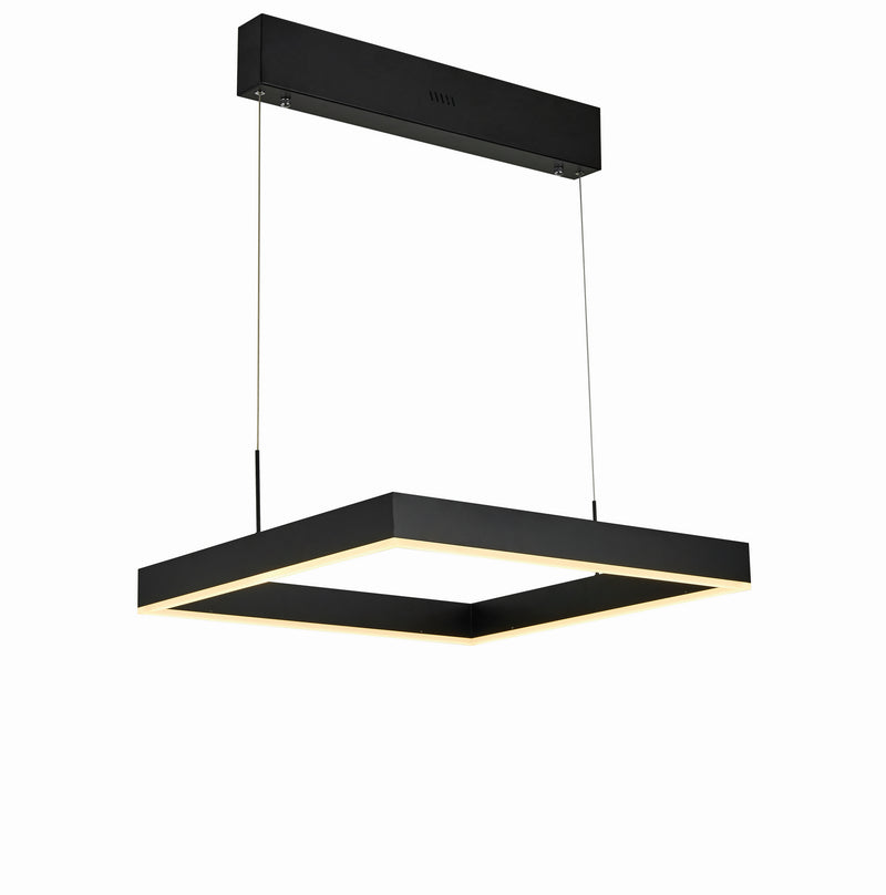 Thumprints T1012-BK LED Chandelier, Black