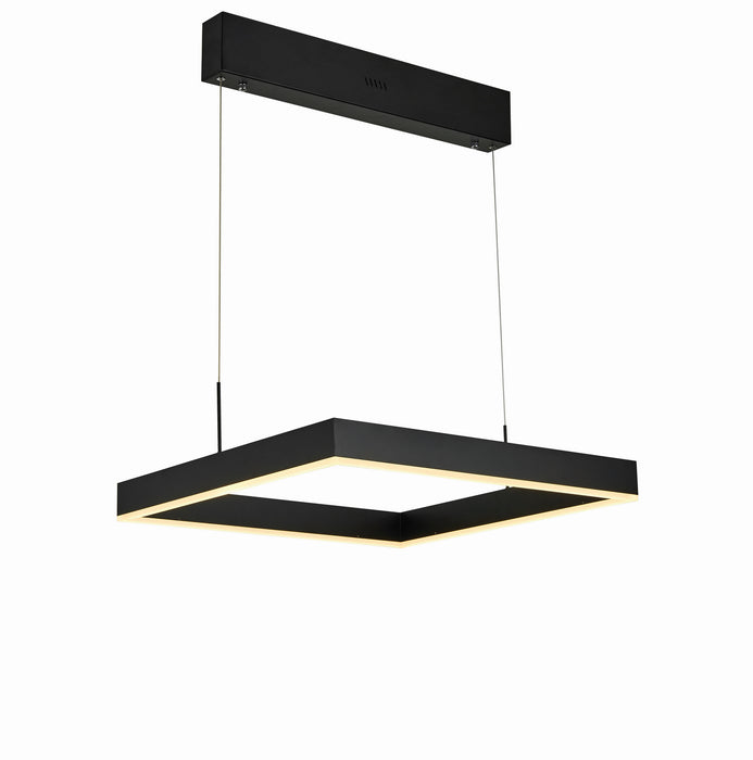 Thumprints T1012-BK LED Chandelier, Black