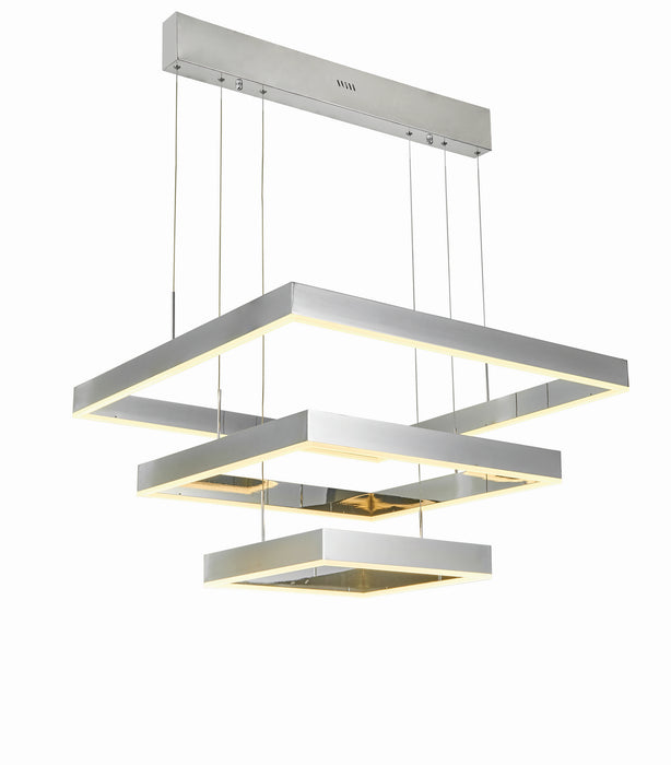 Thumprints T1014-CH LED Foyer Chandelier, Chrome