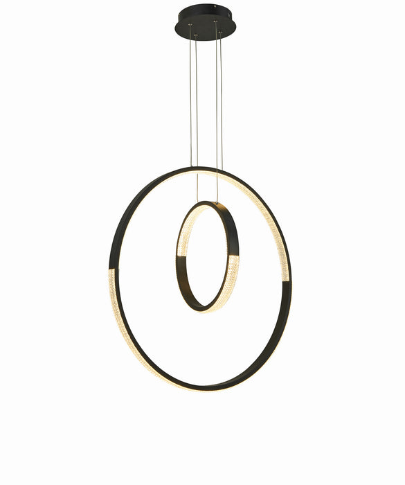 Thumprints T1024-BK LED Pendant, Black