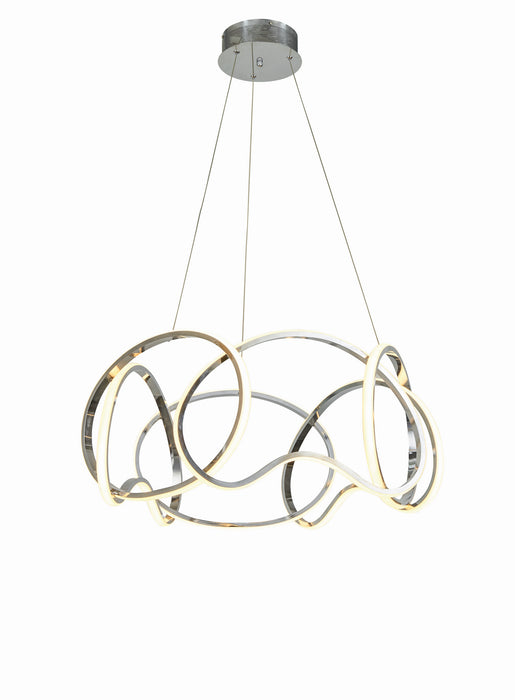 Thumprints T1042-CH LED Chandelier, Chrome