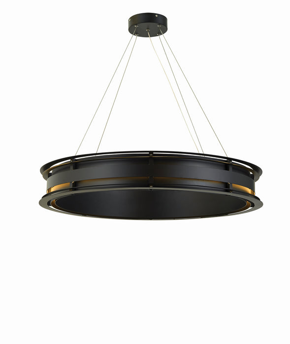 Thumprints T1058-BK LED Chandelier, Black