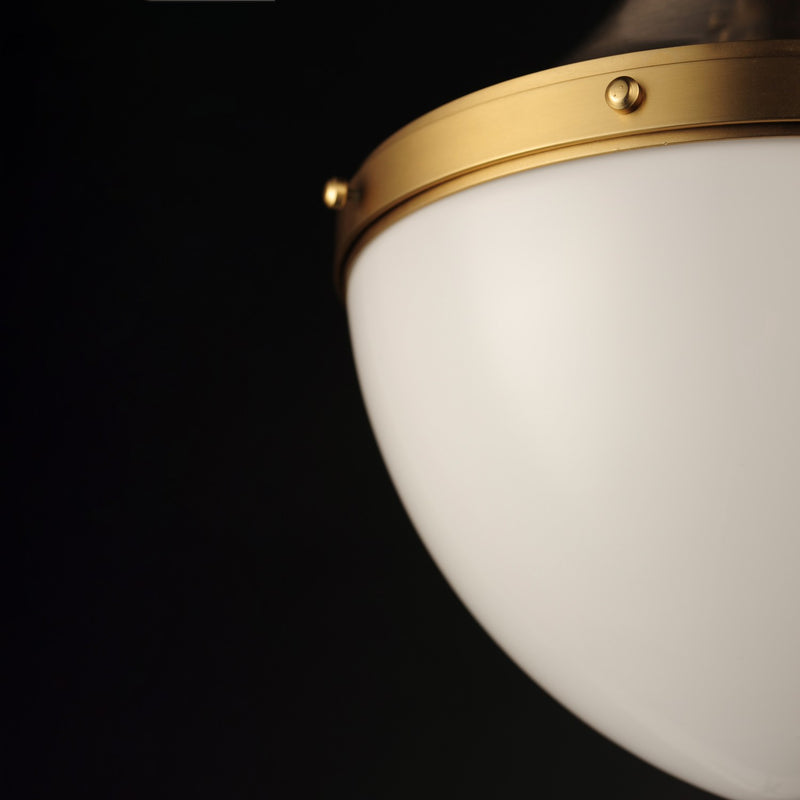 Maxim 10384WTSNSBR One Light Pendant, Satin Nickel / Satin Brass