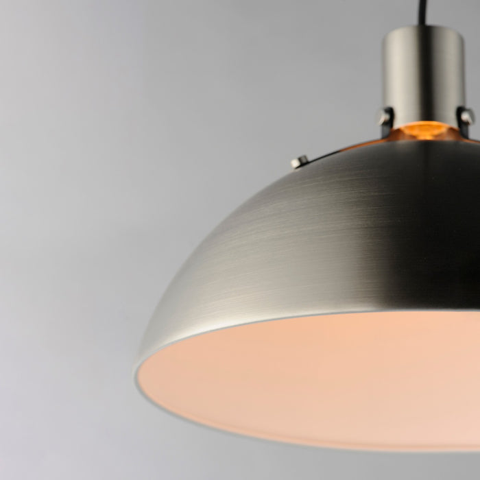 Maxim 12045SN One Light Pendant, Satin Nickel