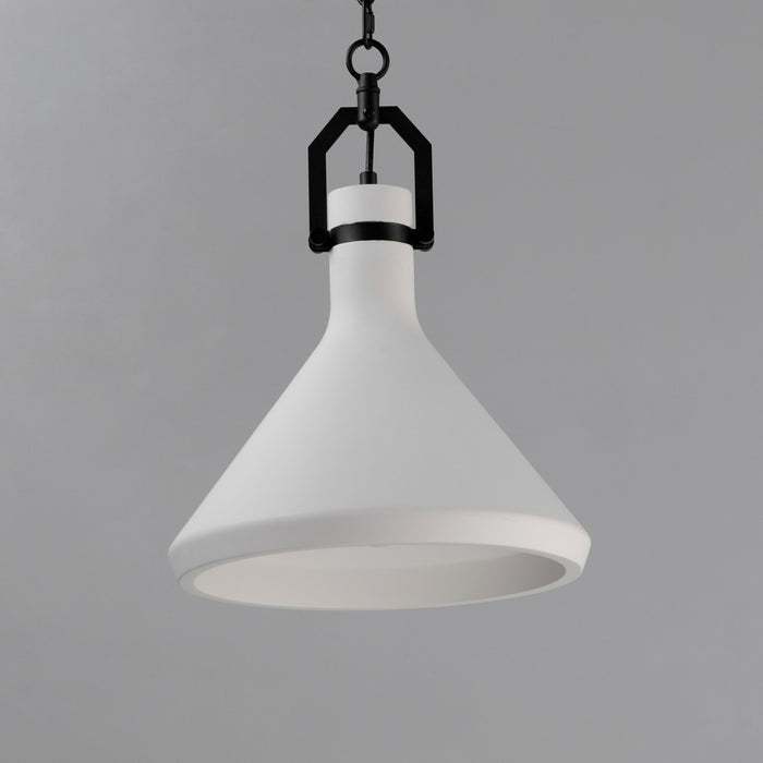 Maxim 12383WTBK One Light Pendant, Black