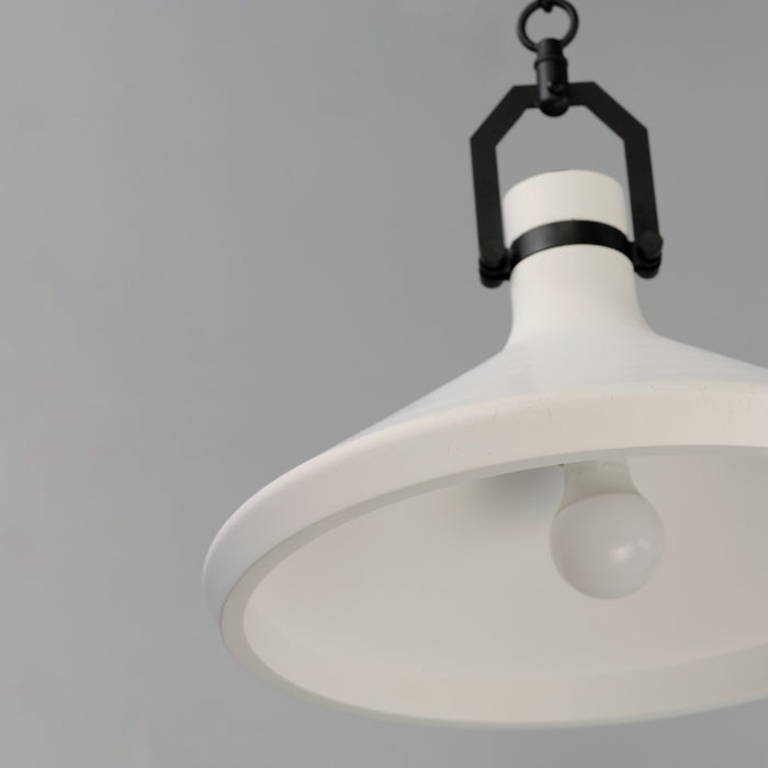 Maxim 12386WTBK One Light Pendant, Black