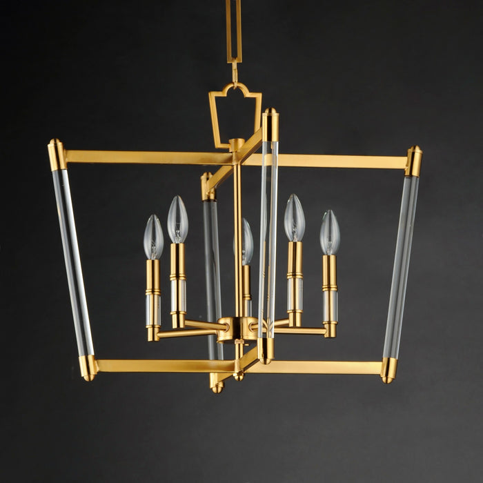 Maxim 16103CLHR Five Light Chandelier, Heritage