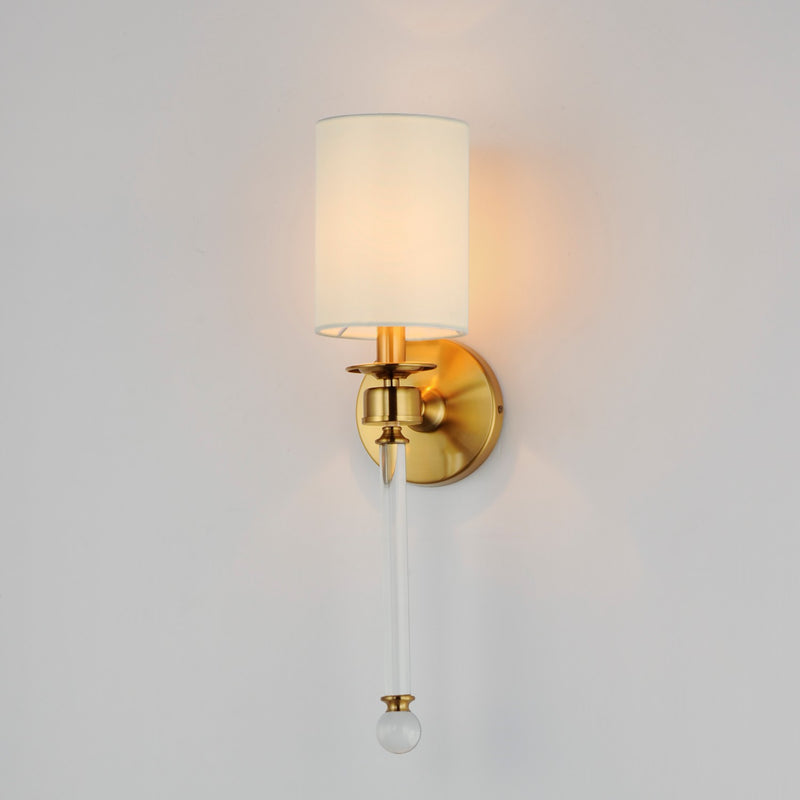 Maxim 16109WTCLHR One Light Wall Sconce, Heritage