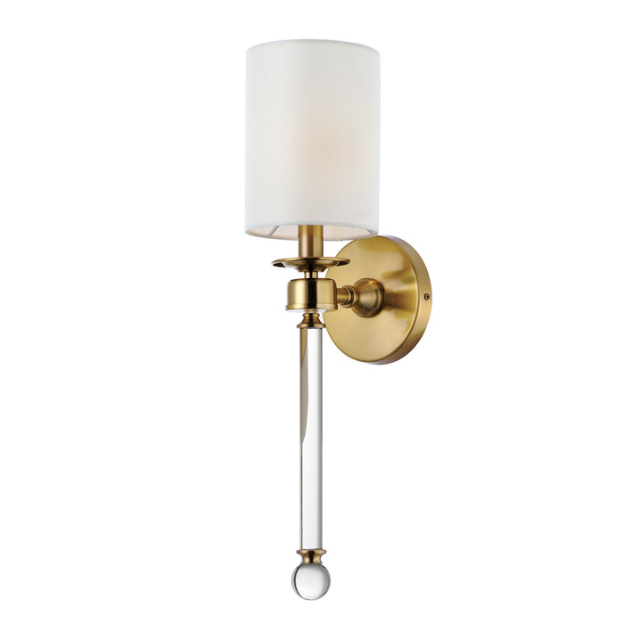 Maxim 16109WTCLHR One Light Wall Sconce, Heritage