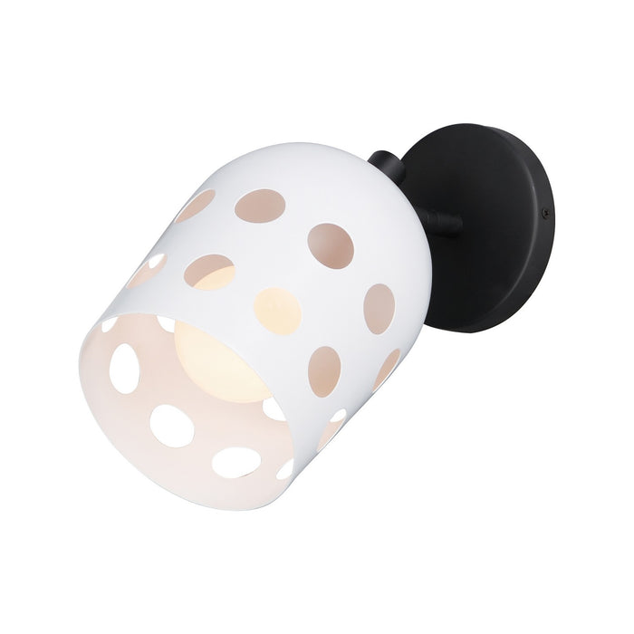 Maxim 21241WTBK One Light Wall Sconce, Black