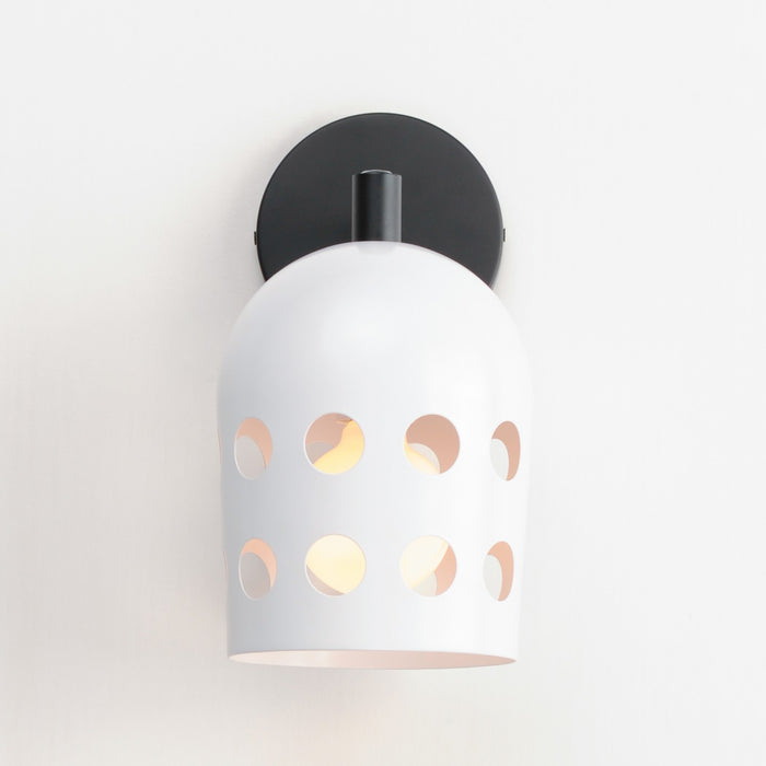Maxim 21241WTBK One Light Wall Sconce, Black