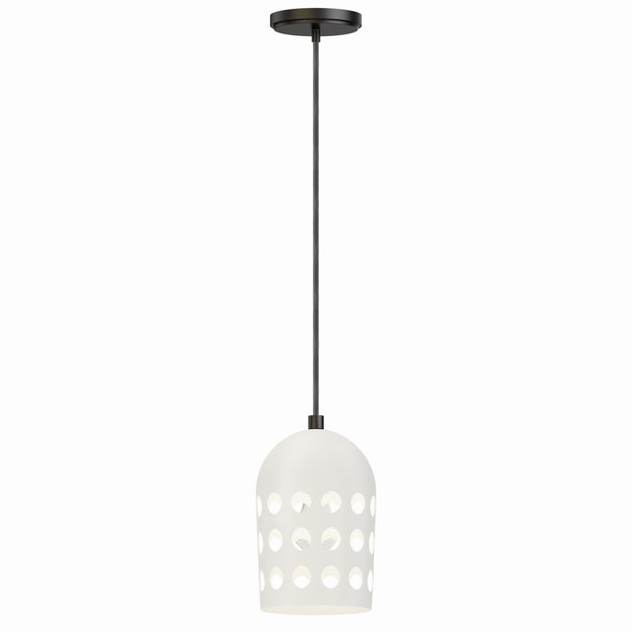 Maxim 21242WTBK One Light Pendant, Black