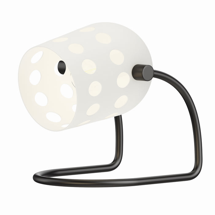 Maxim 21248WTBK One Light Desk Lamp, Black