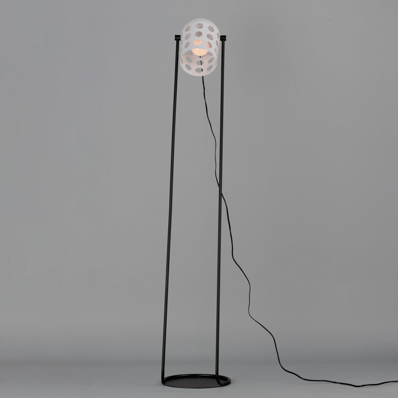 Maxim 21249WTBK One Light Floor Lamp, Black