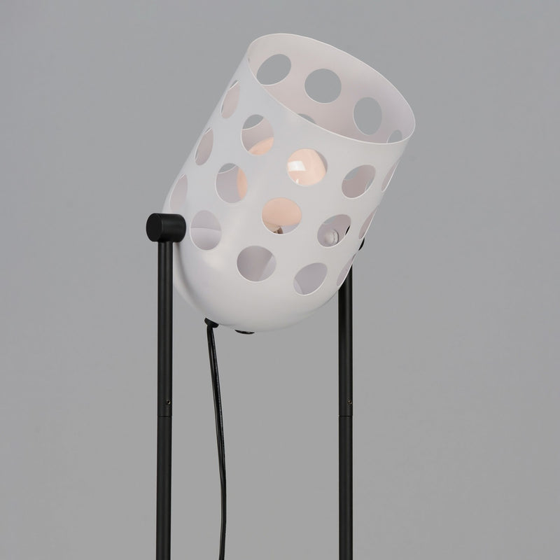Maxim 21249WTBK One Light Floor Lamp, Black