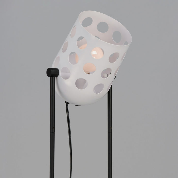 Maxim 21249WTBK One Light Floor Lamp, Black