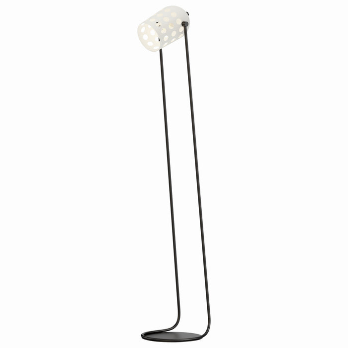 Maxim 21249WTBK One Light Floor Lamp, Black
