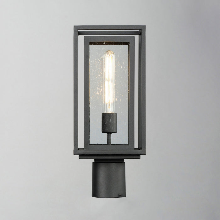 Maxim 3030CDBK One Light Outdoor Post Mount, Black