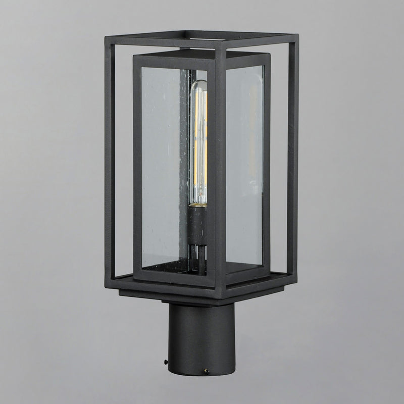 Maxim 3030CDBK One Light Outdoor Post Mount, Black