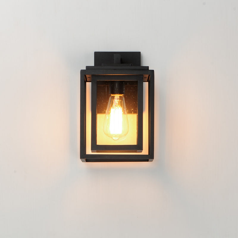 Maxim 3032CDBK One Light Outdoor Wall Sconce, Black