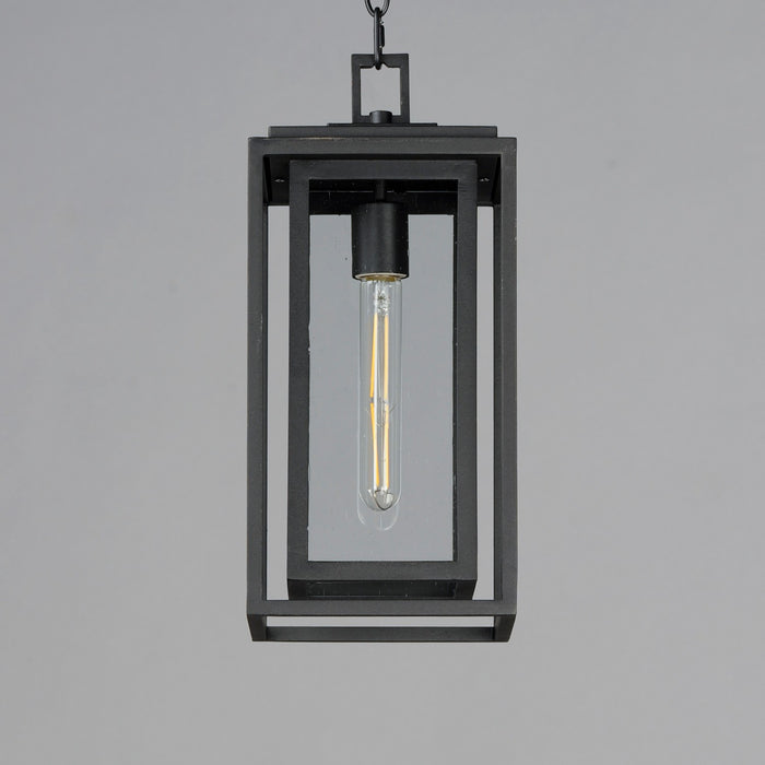 Maxim 3039CDBK One Light Outdoor Pendant, Black