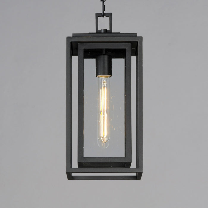 Maxim 3039CDBK One Light Outdoor Pendant, Black