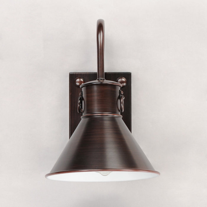 Maxim 35034OB One Light Outdoor Wall Sconce, Oriental Bronze