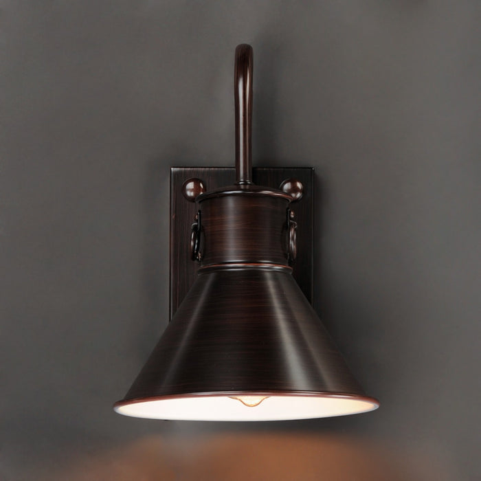 Maxim 35034OB One Light Outdoor Wall Sconce, Oriental Bronze