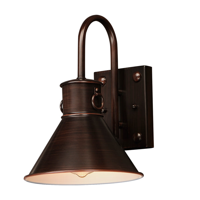 Maxim 35034OB One Light Outdoor Wall Sconce, Oriental Bronze