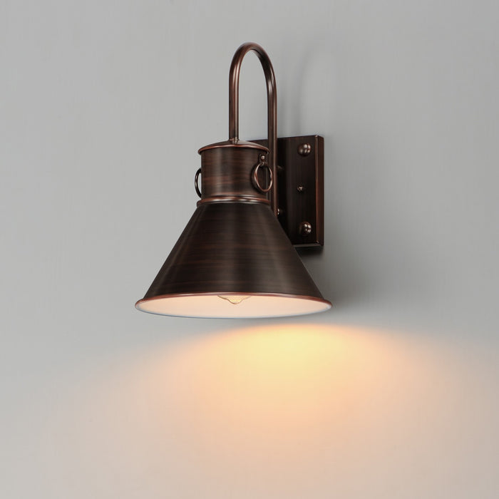Maxim 35036OB One Light Outdoor Wall Sconce, Oriental Bronze