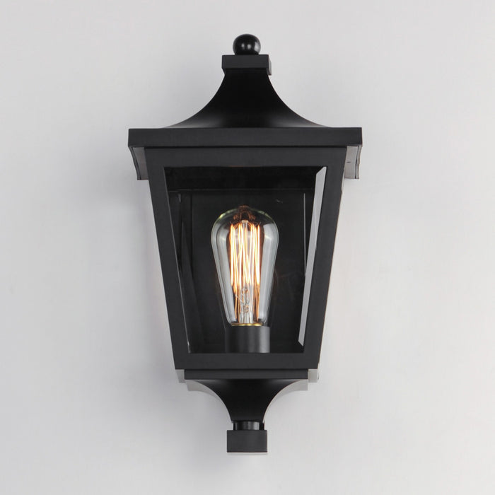 Maxim 40232CLBK One Light Outdoor Wall Sconce, Black