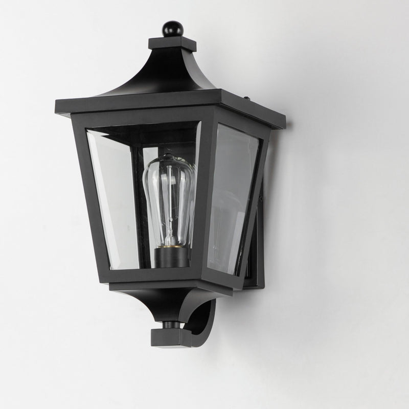 Maxim 40232CLBK One Light Outdoor Wall Sconce, Black