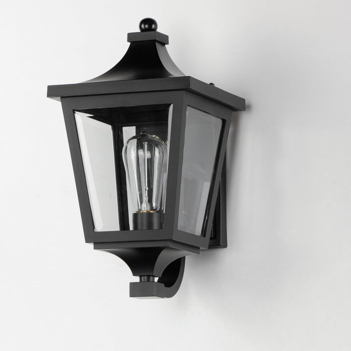 Maxim 40232CLBK One Light Outdoor Wall Sconce, Black