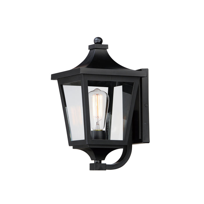 Maxim 40232CLBK One Light Outdoor Wall Sconce, Black