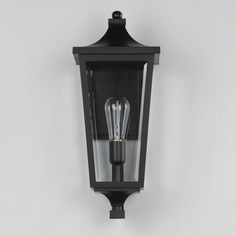 Maxim 40233CLBK One Light Outdoor Wall Sconce, Black