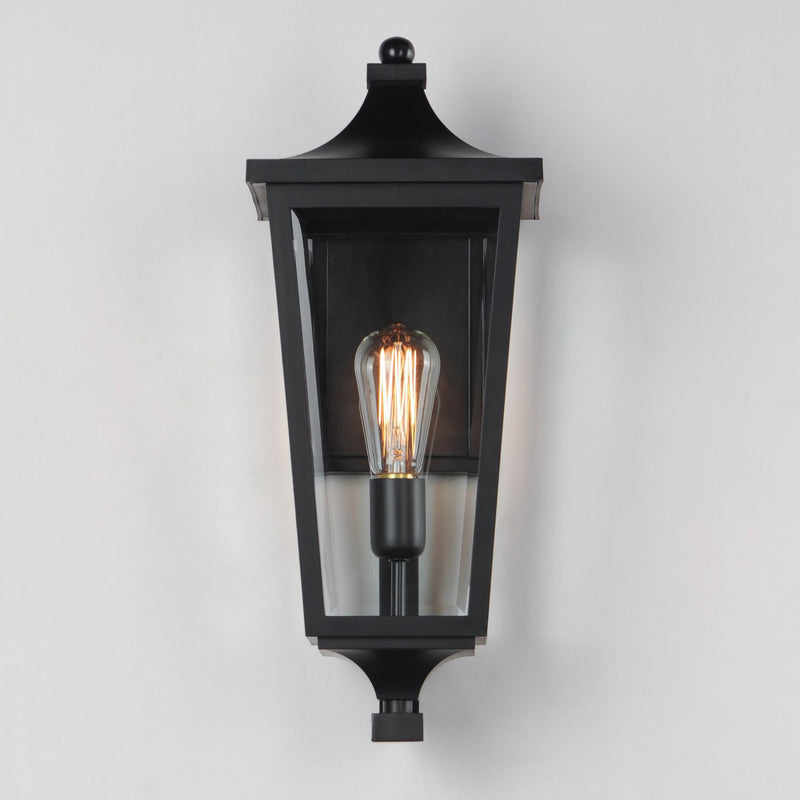 Maxim 40233CLBK One Light Outdoor Wall Sconce, Black